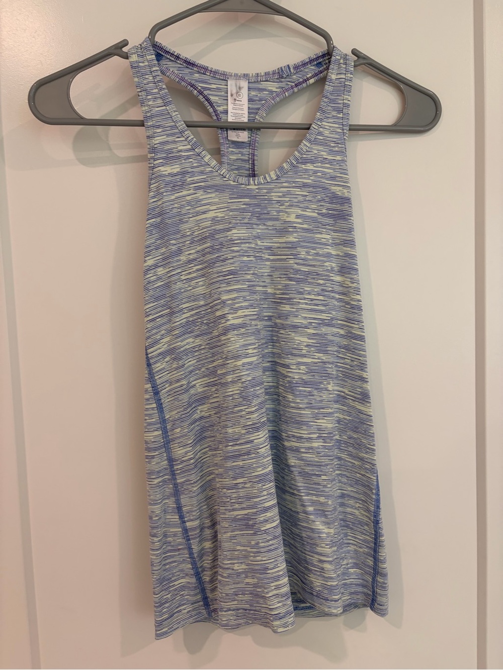 Ivivva Lululemon Girls Size 12 Purple Yellow Fly Away Tamer Tank Top